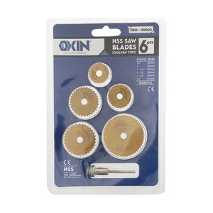 تیغ فرز انگشتی اکسین مدل oxn 2006g مجموعه 6 عددی